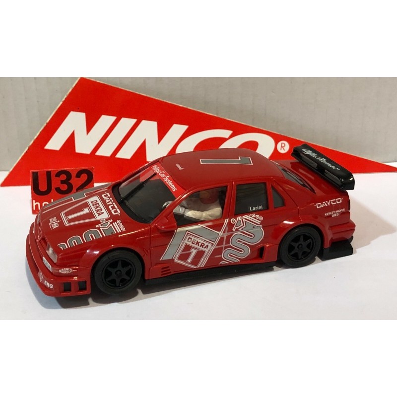 SLOT CAR NINCO 50104 ALFA ROMEO 155 V6 TI  -1 LARINI UNBOXED