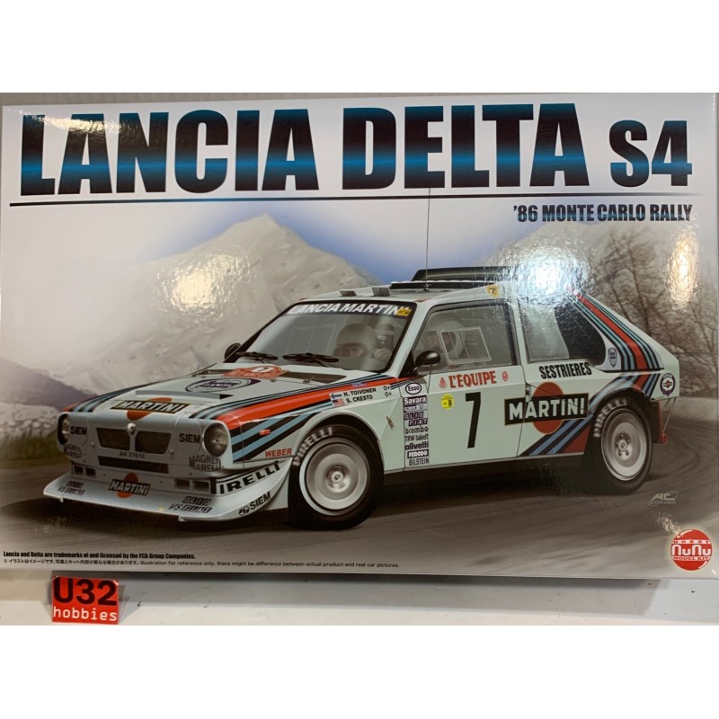 NUNU PN24030 KIT 1/24 LANCIA DELTA S4 RALLY MONTECARLO 1986 MARTINI