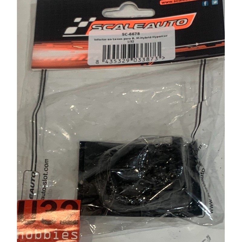 SCALEAUTO SC-6678 INTERIOR ALIGERADO + CRISTALES BMW M HYBRID HYPERCAR LEXAN