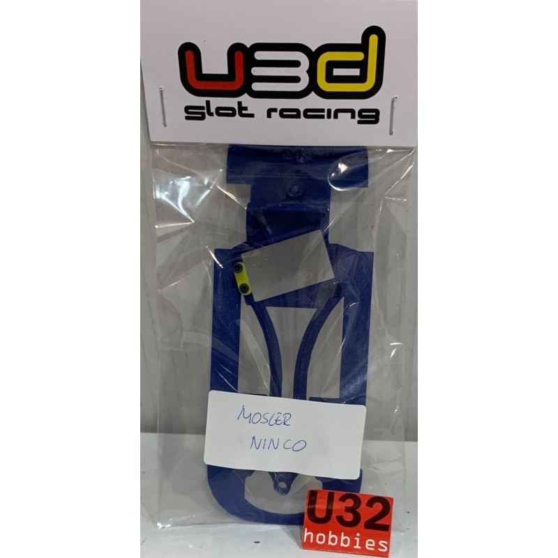 U3D CHASIS 3D MOSLER MT900  ANGLEWINDER AZUL NINCO