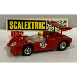SLOT CAR SCX SCALEXTRIC EXIN C-40 CHAPARRAL GT -27 RACE TUNED ROJO