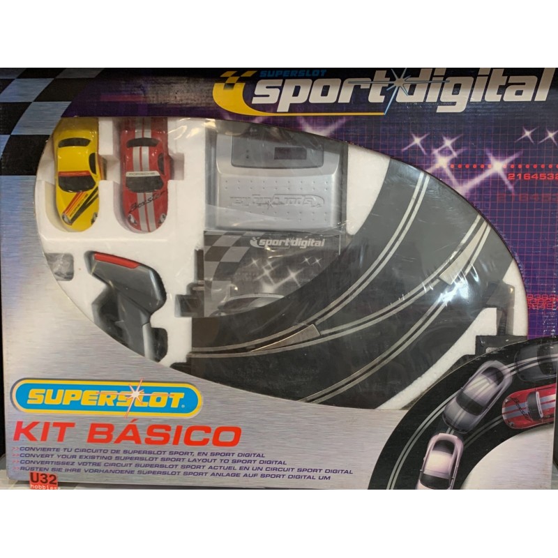 SLOT CAR SCX SUPERSLOT 7011 KIT BASICO SPORT DIGITAL SCALEXTRIC