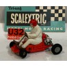 SLOT CAR TRIANG SCALEXTRIC K/1 GO KART ROJO 1 SERIE