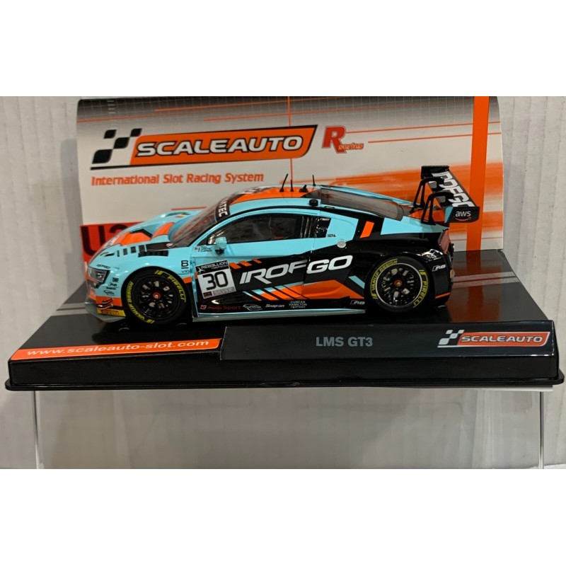 SLOT CAR SCALEAUTO SC-6352R AUDI R8 LMS GT3 -30 CHALLENGE WRT 2021 ROFGO GULF