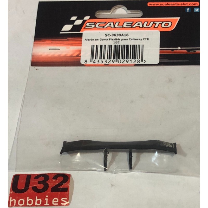 SCALEAUTO SC-3630A16 ALERON CALLAWAY C7R DE GOMA FLEXIBLE