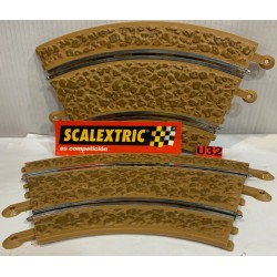 SCALEXTRIC CURVA STANDARD TT RAID 2 UNIDADES
