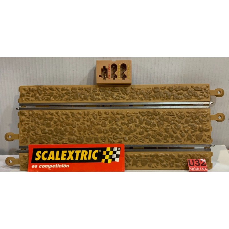 SLOT CAR SCALEXTRIC RECTA CONEXIONES TT RAID