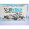 CATALOGO SCALEXTRIC EXIN  DESPLEGABLE TRAMOS DE PISTA-ACCESORIOS-RECAMBIOS  1981