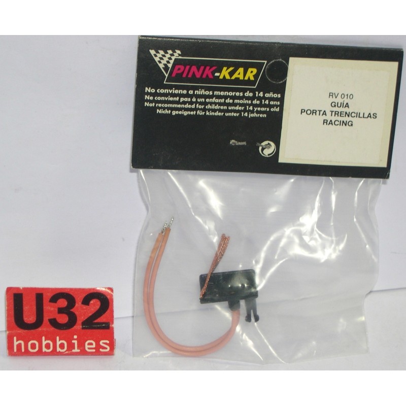 SLOT CAR PINK KAR RV010 GUIA PORTA TRENCILLAS RACING