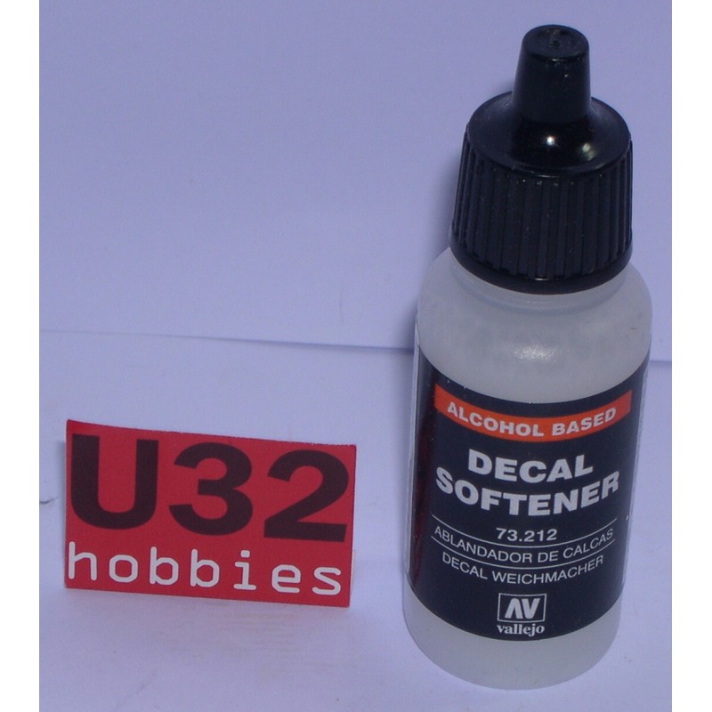 VALLEJO 73212 DECAL SOFTENER ABLANDADOR DE CALCAS PARA MODELISMO 17Ml