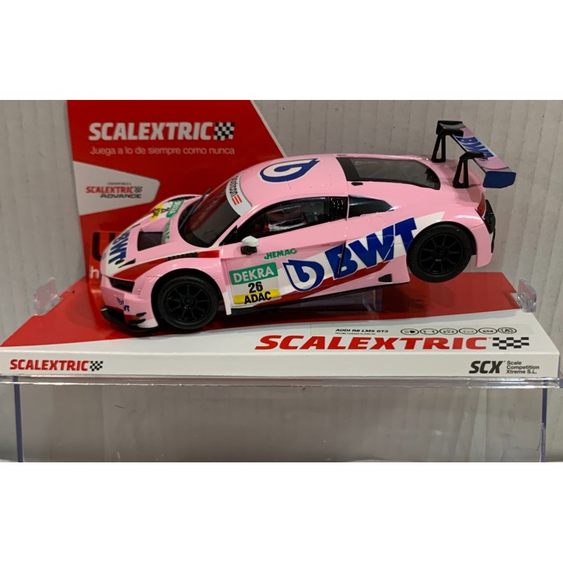 SLOT CAR SCX SCALEXTRIC U10494S300 AUDI R8 LMS GT3 -26 BWT