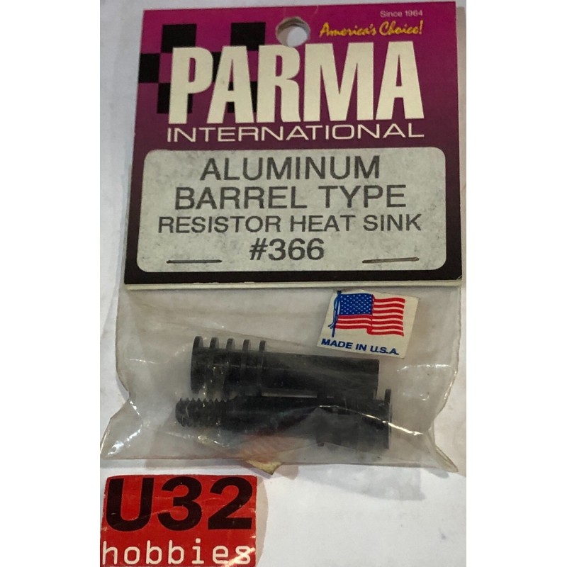SLOT CAR PARMA 366 ALUMINIUM BARREL TYPE RESISTOR HEAT SINK