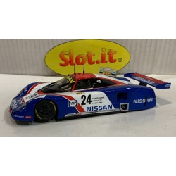 SLOT CAR SLOT.IT CA28H NISSAN R89C -24 24H LE MANS 1989 M.BLUNDELL-J.BAILEY