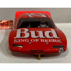 SLOT CAR  1/24 PONTIAC -25 BUDWEISER RICKY CRAVEN PARA PISTA MADERA