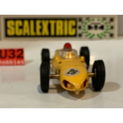 SLOT CAR SCX SCALEXTRIC EXIN C62 FERRARI 156  -26 AMARILLO GUIA FIJA