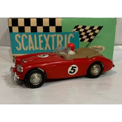 SLOT CAR SCALEXTRIC EXIN AUSTIN HEALEY 3000 -5 ROJO OSCURO