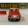 SLOT CAR SCX SCALEXTRIC EXIN C-45 MINI COOPER -1 ROJO CLARO CASCO JET