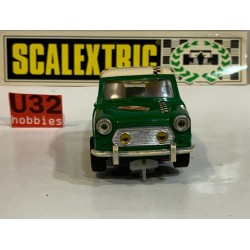SLOT CAR SCX SCALEXTRIC EXIN C-45 MINI COOPER -22VERDE PILOTO CASCO JET