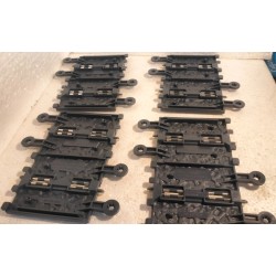 7404 SCALEXTRIC SCX TRAMO RECTA  87 mm TT RAID 4 UNIDADES NUEVAS PRIMERA SERIE *