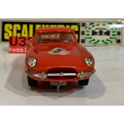 SLOT CAR SCX SCALEXTRIC EXIN C-34 JAGUAR E TYPE -5 ROJO CLARO