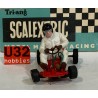 SLOT CAR TRIANG SCALEXTRIC K/1 GO KART ROJO 2 SERIE