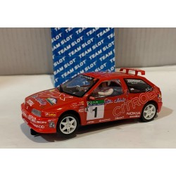 SLOT CAR TEAM SLOT 13302 CITROEN ZX KIT CAR -1 RALLYE CAJA CANTABRIA 1997 PURAS