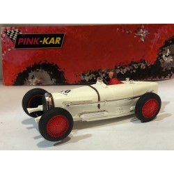 SLOT CAR PINK-KAR CV007 BUGATTI TYPE 59 -10 F1 1934 T.BIRKIN BLANCO