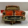 SLOT CAR  1/24 BEL AIR CHEVY 55 NARANJA AÑOS 60 COMPETICION CARROCERIA DE LEXAN