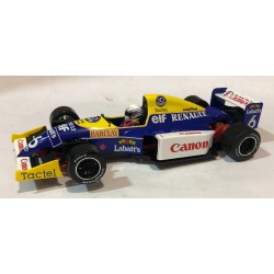 SLOT CAR SCALEAUTO SC-6269 WILLIAMS ELF FV14 -6 F1 CANON 90-97 RICARDO PATRESSE