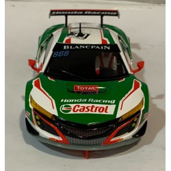 SLOT CAR SCALEAUTO SC-6307R HONDA NSX -30 BLACPAIN 2018 CASTROL