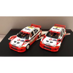SCALEAUTO SC-6286PACK MITSUBISHI EVO V RALLY CATALUNYA 1998 -1 MAKINEN--2 BURNS