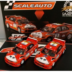 SCALEAUTO SC-6317PACK MITSUBISHI EVO VI RALLY CATALUNYA 1999 -1 MAKINEN--2 LOIX