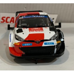 SLOT CAR SCX SCALEXTRIC U10524S300 TOYOTA YARIS WRC -17 S.OGIER-V.LANDAIS