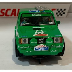 SLOT CAR SCALEXTRIC U10498S300 FIAT PANDA 45 4x4 -207 PARIS DAKAR'84 BENETTON
