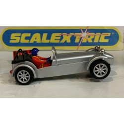 SLOT CAR SCX SCALEXTRIC C2307 CATERHAM 7 SILVER COLLECTOR EDITION SCALEXTRIC UK