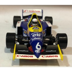 SLOT CAR SCALEAUTO SC-6269 WILLIAMS ELF FV14 -6 F1 CANON 90-97 RICARDO PATRESSE
