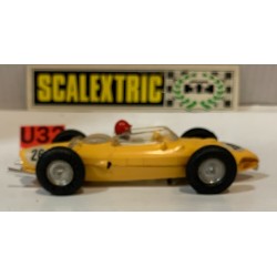 SLOT CAR SCX SCALEXTRIC EXIN C62 FERRARI 156  -26 AMARILLO GUIA FIJA
