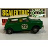 SLOT CAR SCX SCALEXTRIC EXIN C-45 MINI COOPER -22VERDE PILOTO CASCO JET