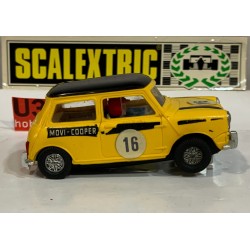 SLOT CAR SCX SCALEXTRIC EXIN C-45 MINI COOPER -16 MOVI COOPER AMARILLO