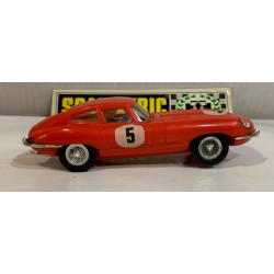 SLOT CAR SCX SCALEXTRIC EXIN C-34 JAGUAR E TYPE -5 ROJO CLARO