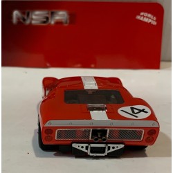 SLOT CAR NSR 0390SW FORD GT40 MKI -14 LE MANS 1966 SCUDERIA FILIPINETTI