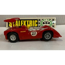 SLOT CAR SCX SCALEXTRIC EXIN C-40 CHAPARRAL GT -27 RACE TUNED ROJO