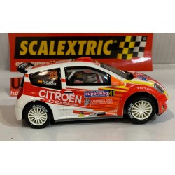 SLOT CAR SCX SCALEXTRIC ALTAYA CITROEN C2 JWRC -41 CANTABRIA 2006 DANI SORDO