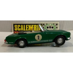 SLOT CAR SCX SCALEXTRIC EXIN C-33 MERCEDES 250 SL SPORT -2 RACE TUNED VERDE