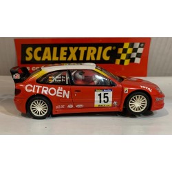 SLOT CAR SCX SCALEXTRIC 6077 CITROEN XSARA WRC -15 R COSTA BRAVA  2001 J. PURAS