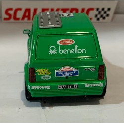 SLOT CAR SCALEXTRIC U10498S300 FIAT PANDA 45 4x4 -207 PARIS DAKAR'84 BENETTON