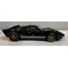 SHELBY COLLECTIBLES SHELBY 402  1/18 DIE CAST FORD GT40 MKII  NEGRO RAYAS PLATA