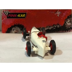 SLOT CAR PINK-KAR CV007 BUGATTI TYPE 59 -10 F1 1934 T.BIRKIN BLANCO
