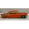 SLOT CAR  1/24 BEL AIR CHEVY 55 NARANJA AÑOS 60 COMPETICION CARROCERIA DE LEXAN