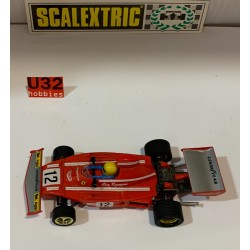 SLOT CAR SCX SCALEXTRIC EXIN C-4052 FERRARI 312 B3 -12 F1 1974 ROJO C. REGAZZONI
